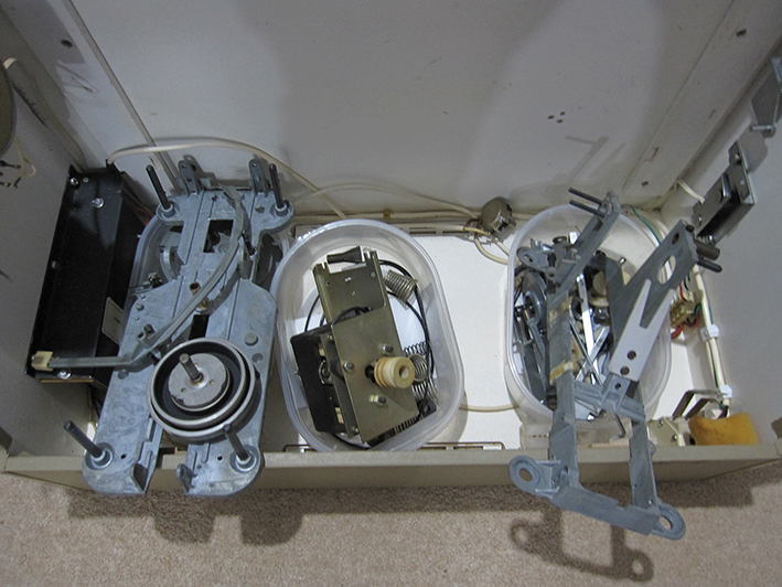 Mechanism stripped